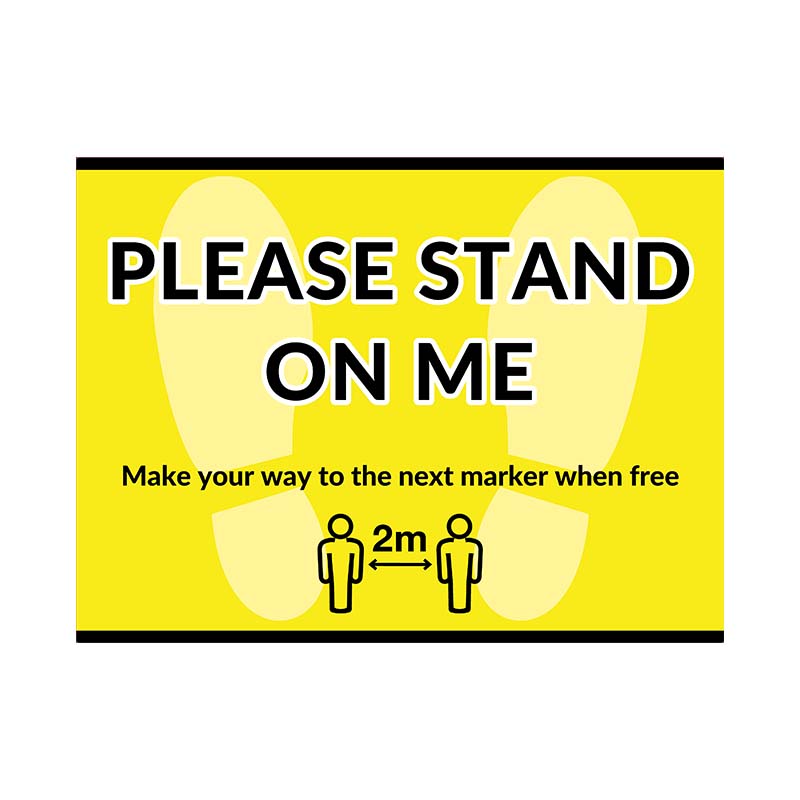 Stand on me Floor Stickers